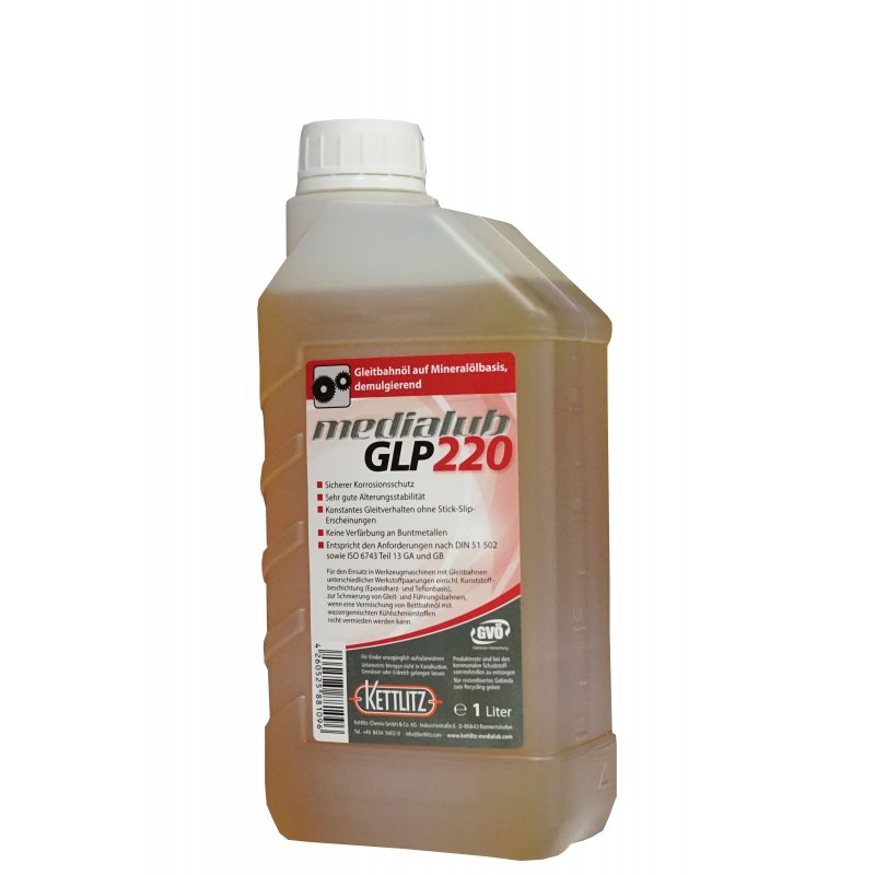 Gleitbahn�l GLP 220 / Bettbahn�l auf Mineral�lbasis, demulgierend / 1 L