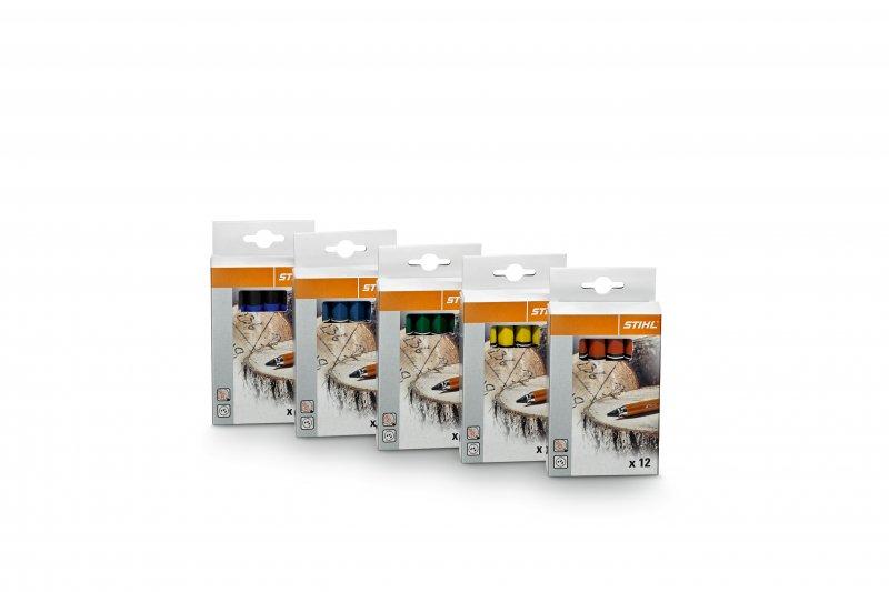 STIHL Signierkreide, Paket mit 12 St�ck