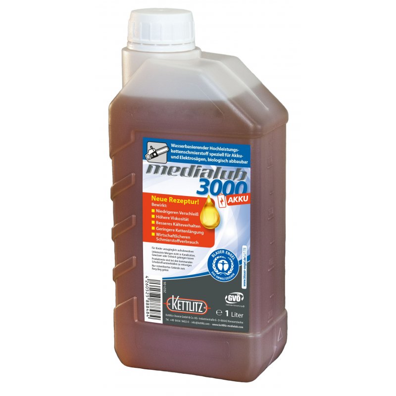 S�geketten�l Medialub 3000 AKKU / Wasserbasierend / 1 Liter