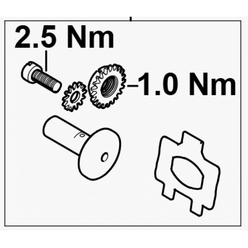 Satz Bundschraube f�r STIHL ASA 20